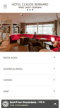 Mobile Screenshot of hotelclaudebernardparis.com